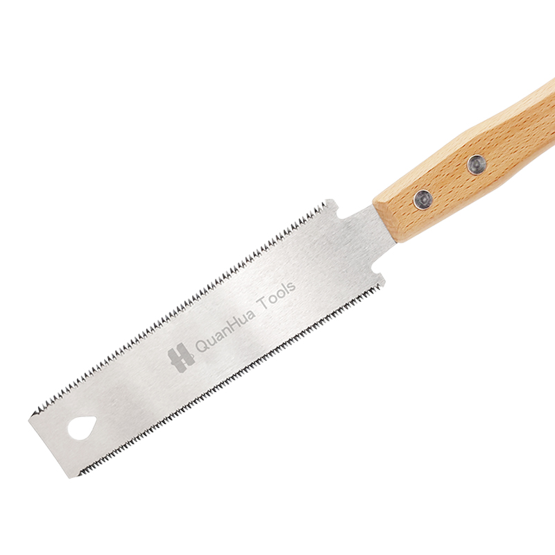 Scie double face avec manche en bois pour la coupe du bois QH-250D