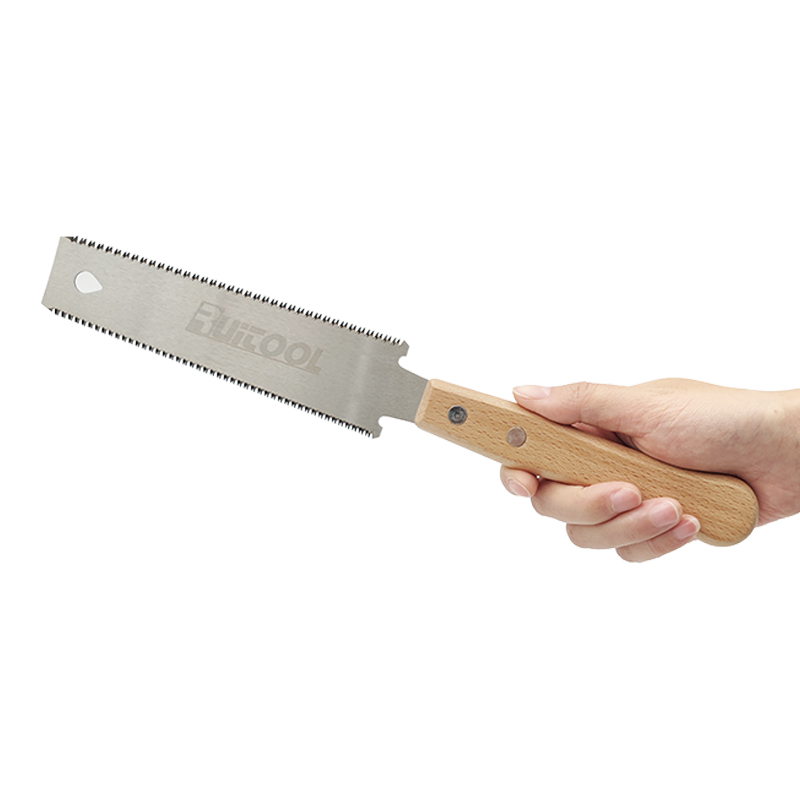 Scie double face avec manche en bois pour la coupe du bois QH-250D