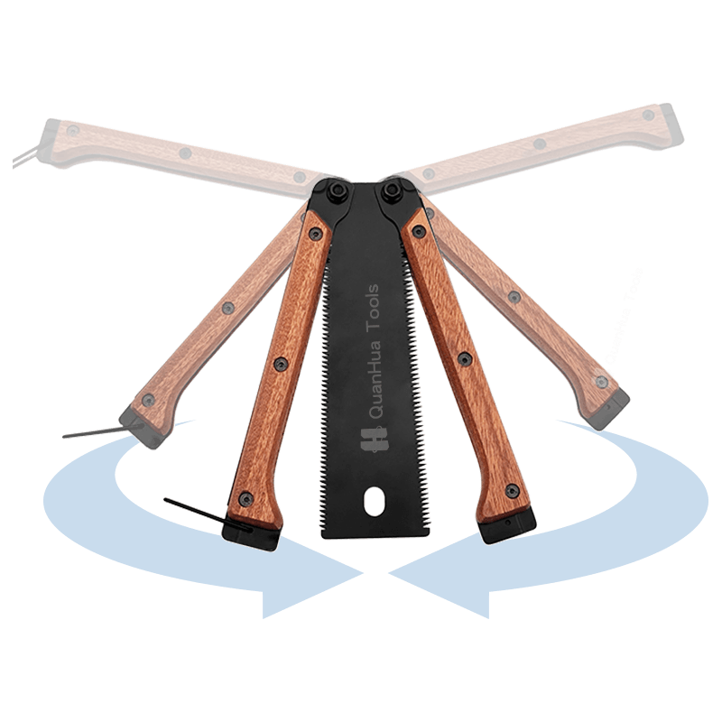 Scie pliante portative double face QH-79