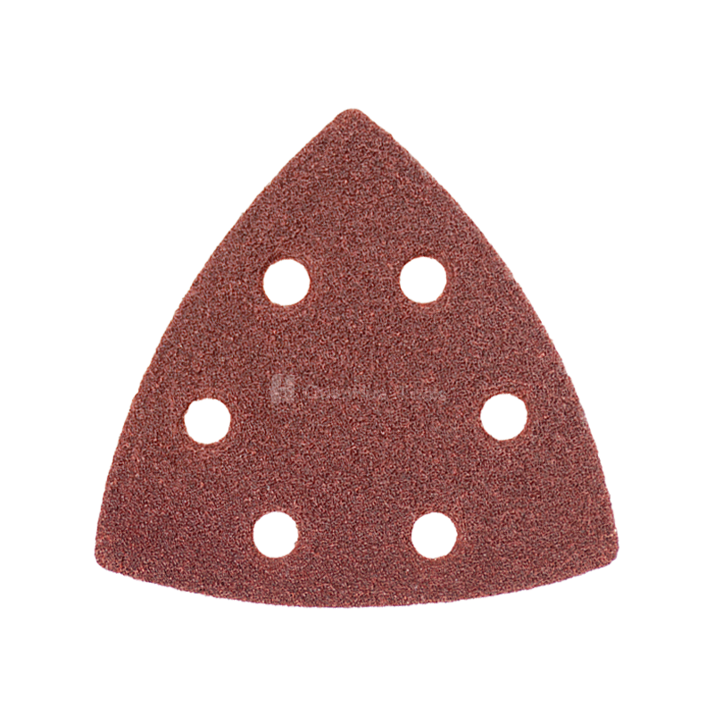 Papier de verre triangulaire de polissage en métal imperméable de 95*95mm