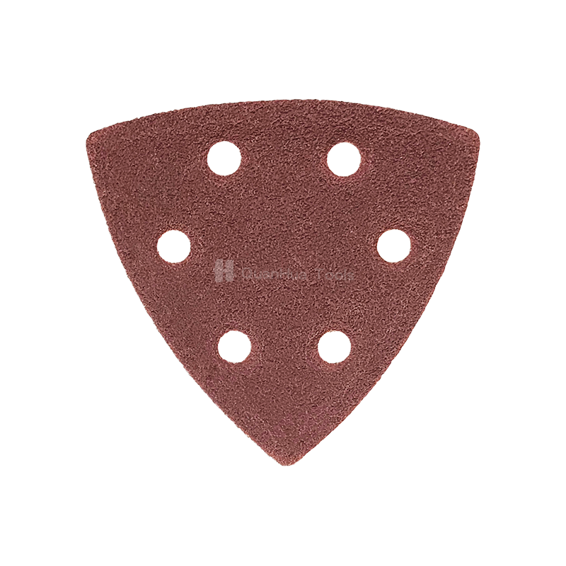 Papier de verre triangulaire de polissage en métal imperméable de 95*95mm