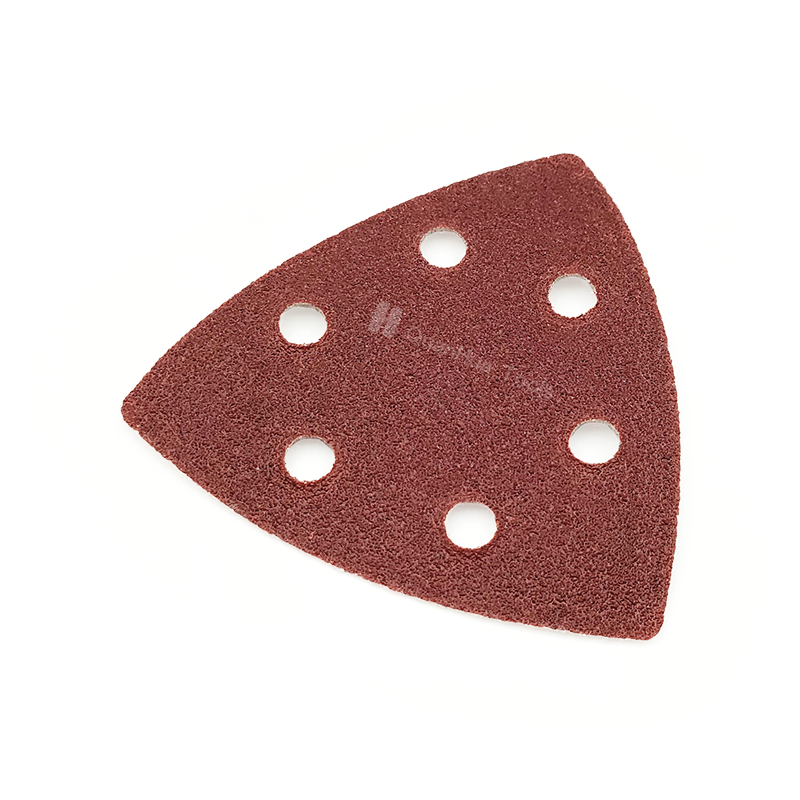 Papier de verre triangulaire de polissage en métal imperméable de 95*95mm