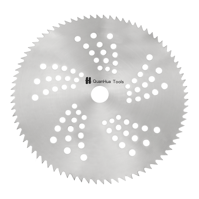 Lame de pelouse en acier inoxydable à faible bruit de 80 dents QH-GCJ-005