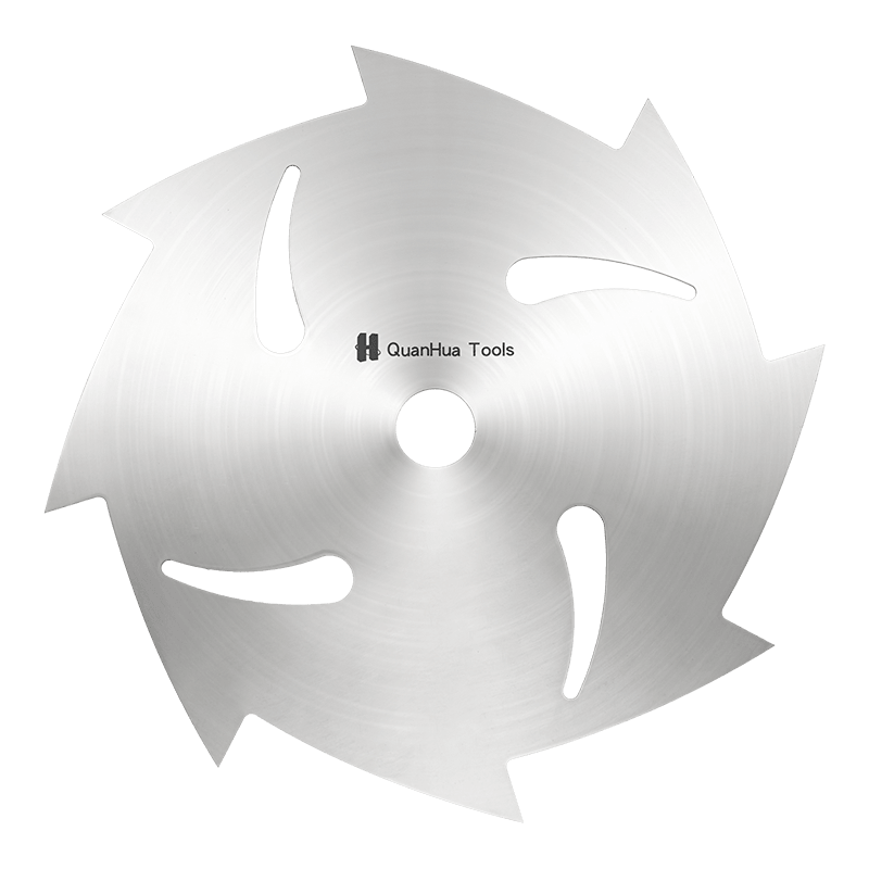 Lame de pelouse en acier inoxydable antichoc à 8 dents QH-GCJ-006